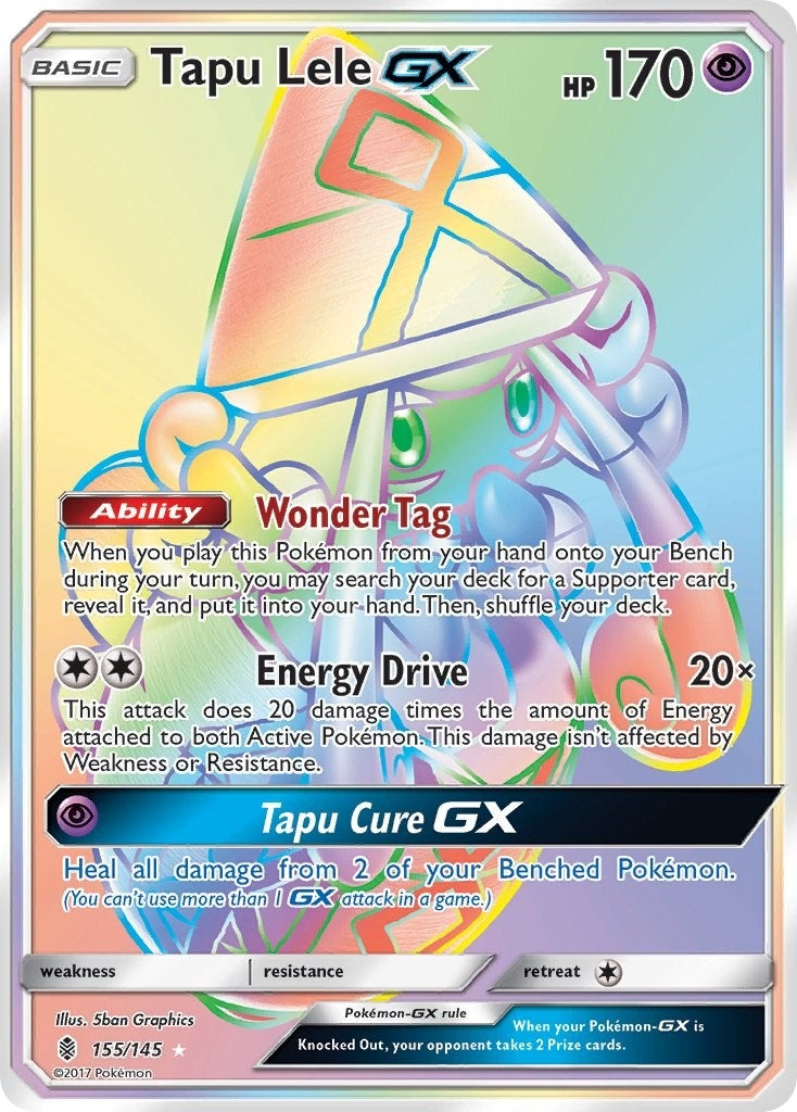 Image for Tapu Lele GX (Secret) (155/145) (SM - Guardians Rising) (SM02) - Pokemon
