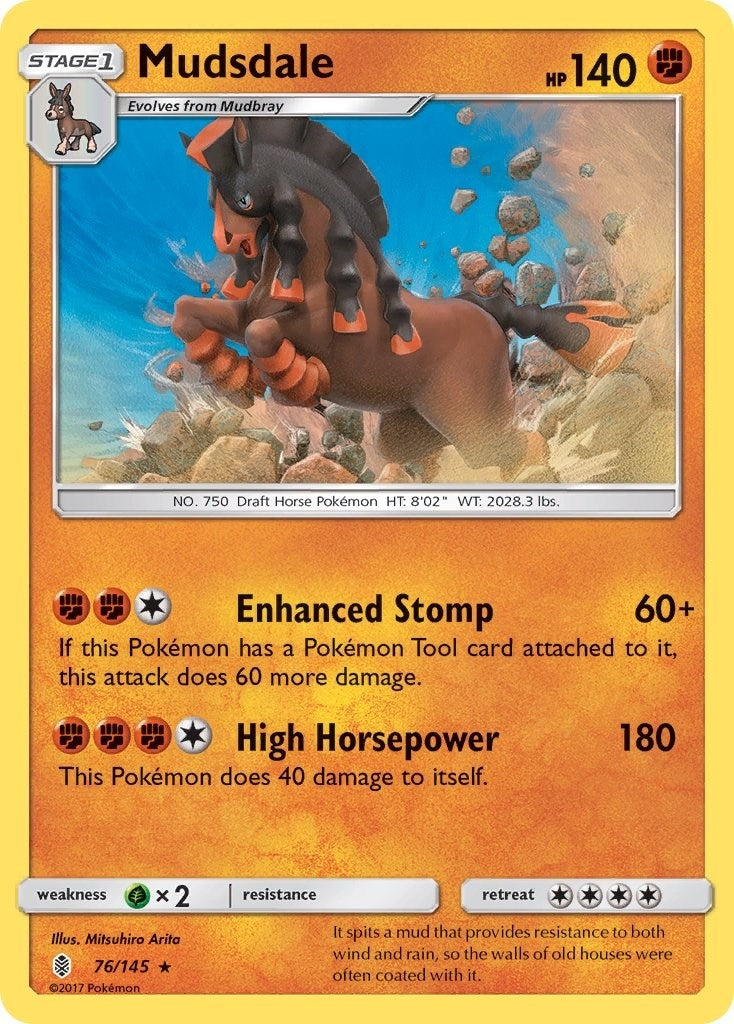 Image for Mudsdale (76/145) (SM - Guardians Rising) (SM02) - Pokemon