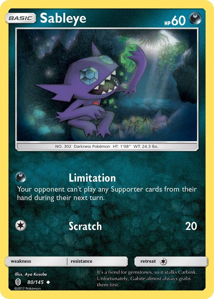 Image for Sableye (80/145) (SM - Guardians Rising) (SM02) - Pokemon