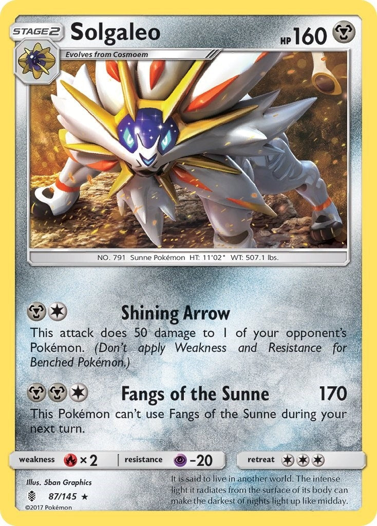 Image for Solgaleo (87/145) (SM - Guardians Rising) (SM02) - Pokemon