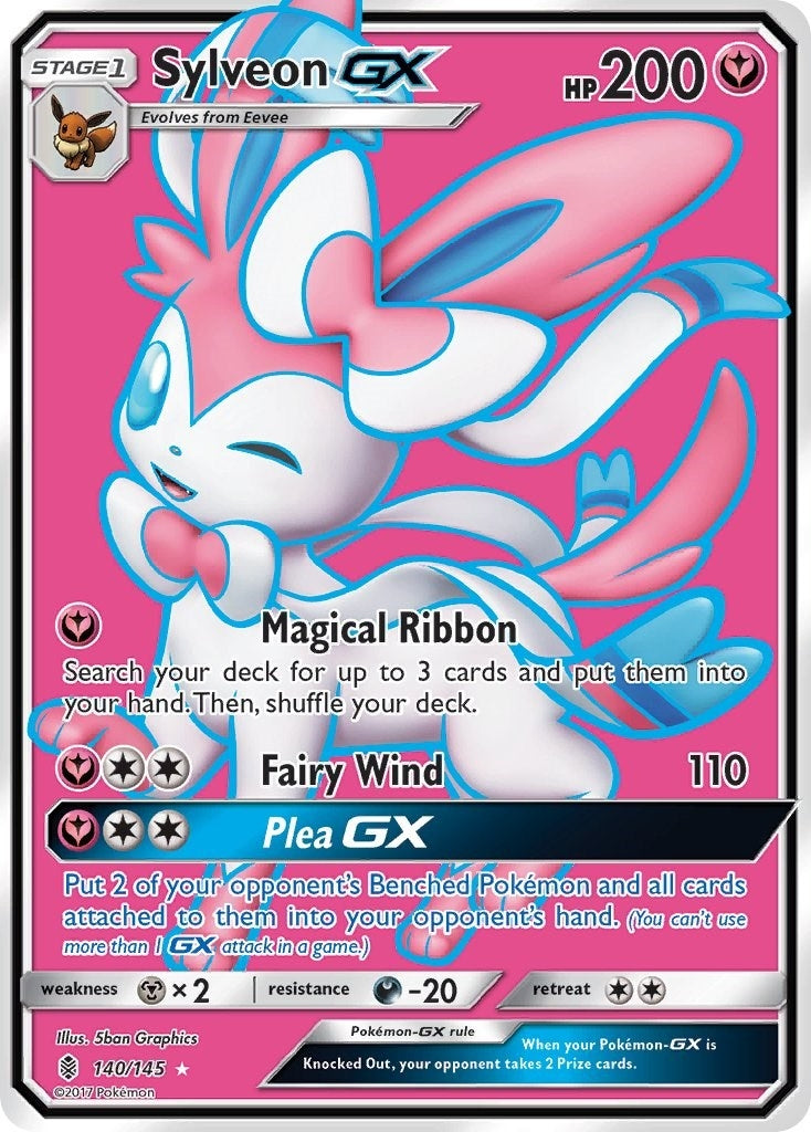 Image for Sylveon GX (Full Art) (140/145) (SM - Guardians Rising) (SM02) - Pokemon