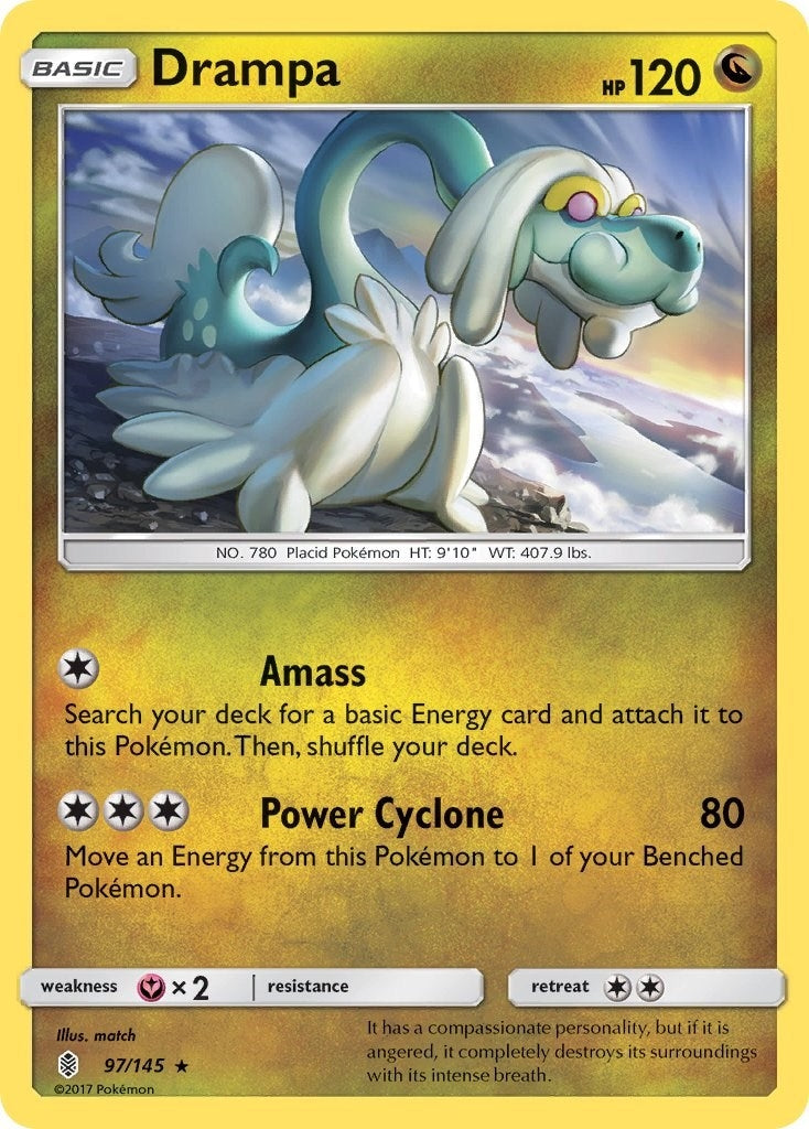 Image for Drampa (97/145) (SM - Guardians Rising) (SM02) - Pokemon