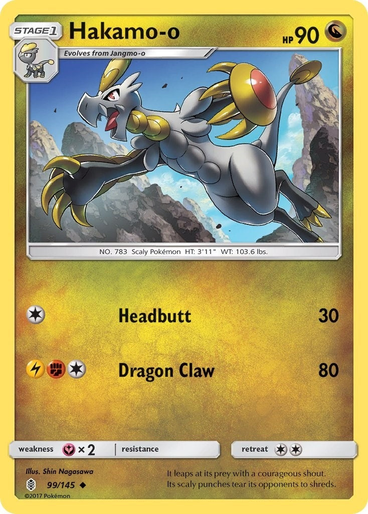 Image for Hakamo-o (99/145) (SM - Guardians Rising) (SM02) - Pokemon