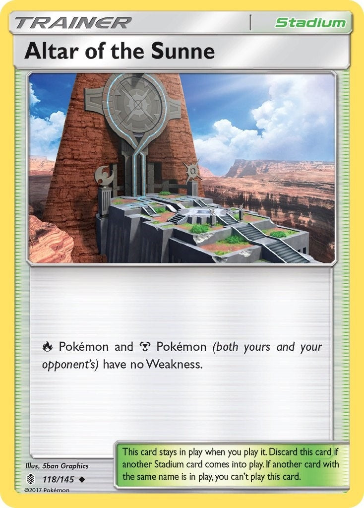 Image for Altar of the Sunne (118/145) (SM - Guardians Rising) (SM02) - Pokemon