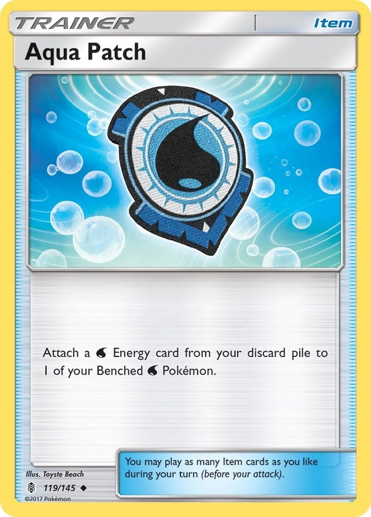Image for Aqua Patch (119/145) (SM - Guardians Rising) (SM02) - Pokemon