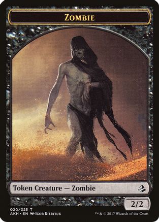 Zombie // Trueheart Duelist Token (AKH-20 // 13) [Amonkhet] - PokeBox USA