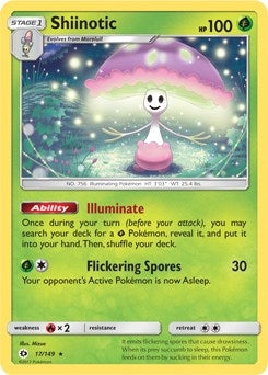 Image for Shiinotic - 17/149 (SM Base Set) (017/149) (Deck Exclusives) (PR) - Pokemon
