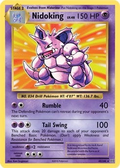 Image for Nidoking - 45/108 (XY Evolutions) (045/108) (Deck Exclusives) (PR) - Pokemon