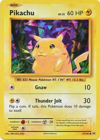 Image for Pikachu - 35/108 (Cracked Ice Holo) (035/108) (Deck Exclusives) (PR) - Pokemon