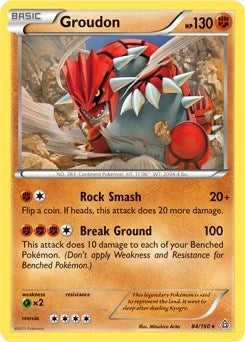 Image for Groudon - 84/160 (XY Primal Clash) (084/160) (Deck Exclusives) (PR) - Pokemon