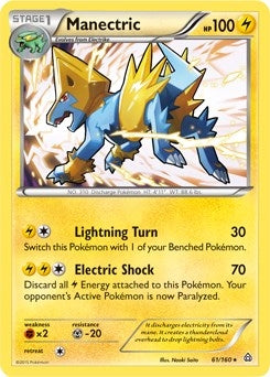 Image for Manectric - 61/160 (XY Primal Clash) (061/160) (Deck Exclusives) (PR) - Pokemon