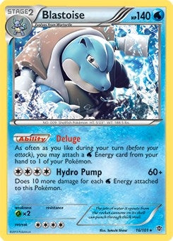 Image for Blastoise - 16/101 (BW Plasma Blast) (016/101) (Deck Exclusives) (PR) - Pokemon