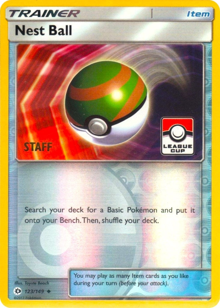 Image for Nest Ball - 123/149 (League Cup) [Staff] (123/149) (League & Championship Cards) (PR) - Pokemon