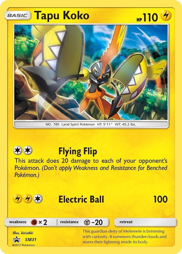 Image for Tapu Koko - SM31 (SM31) (SM Promos) (SMP) - Pokemon