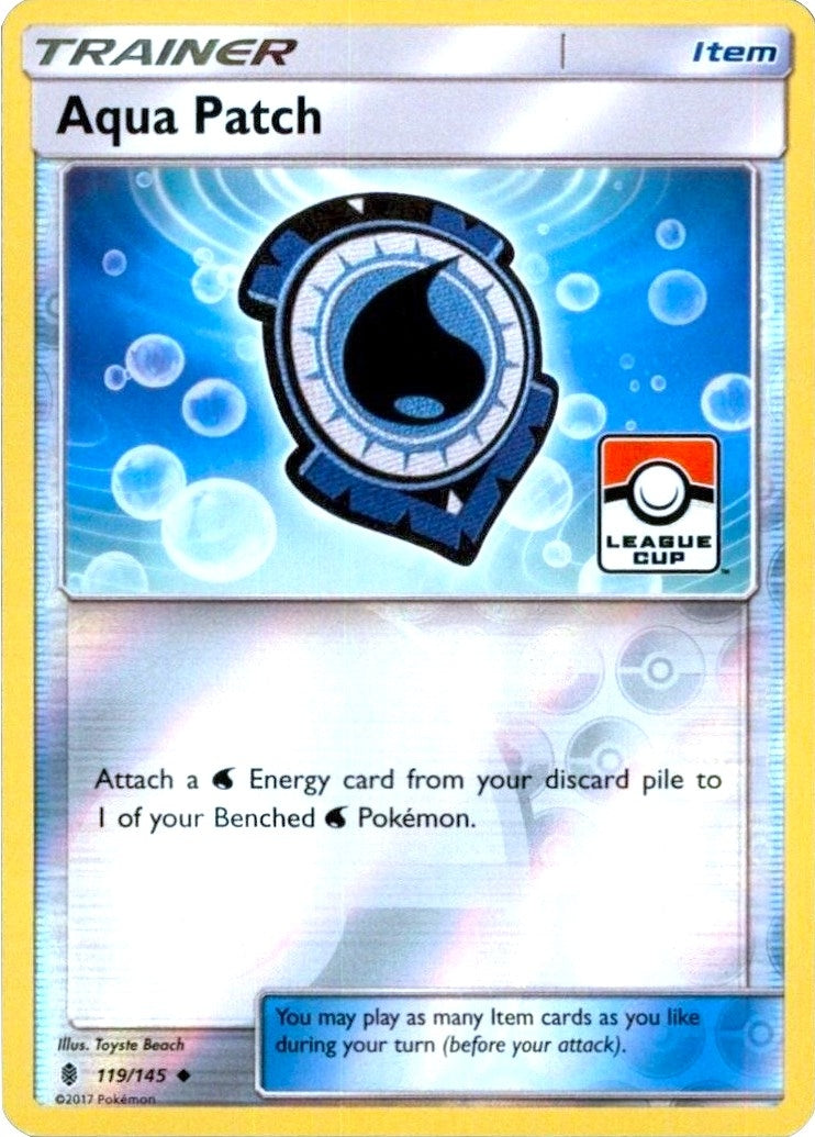 Image for Aqua Patch - 119/145 (League Cup) (119/145) (League & Championship Cards) (PR) - Pokemon