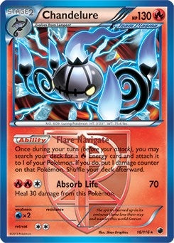 Image for Chandelure - 16/116 (BW Plasma Freeze) (016/116) (Deck Exclusives) (PR) - Pokemon