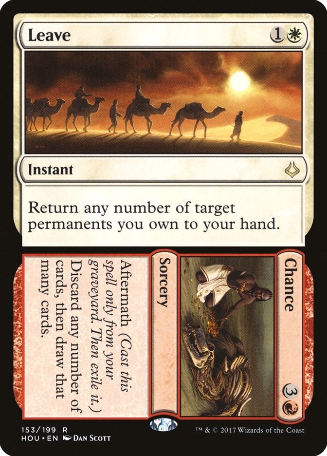 Leave // Chance (153) (Hour of Devastation)