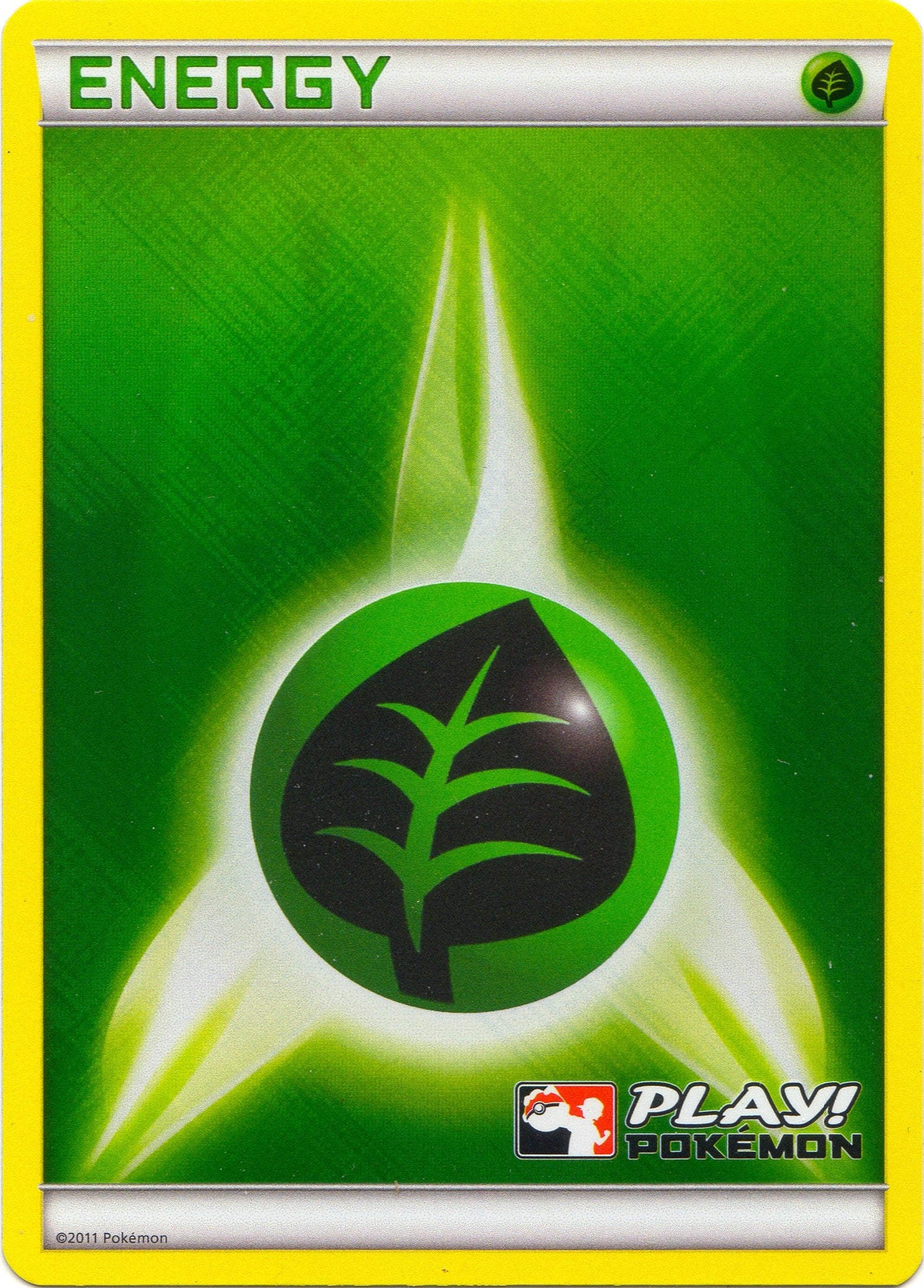 Image for Grass Energy (2011 Play! Pokemon) (League & Championship Cards) (PR) - Pokemon