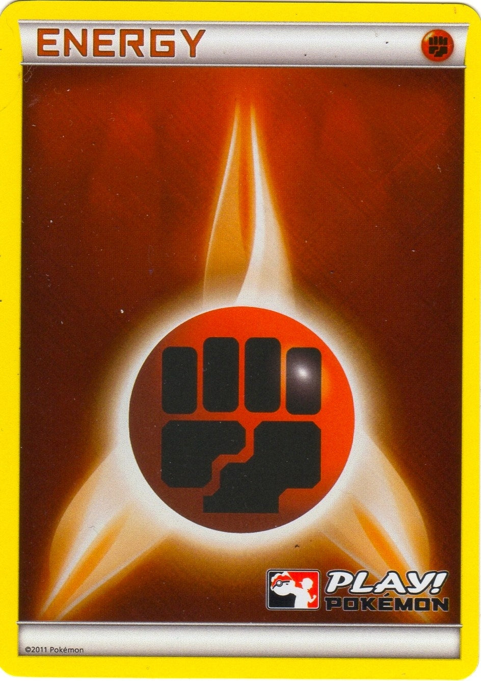 Image for Fighting Energy (2011 Play! Pokemon) (League & Championship Cards) (PR) - Pokemon