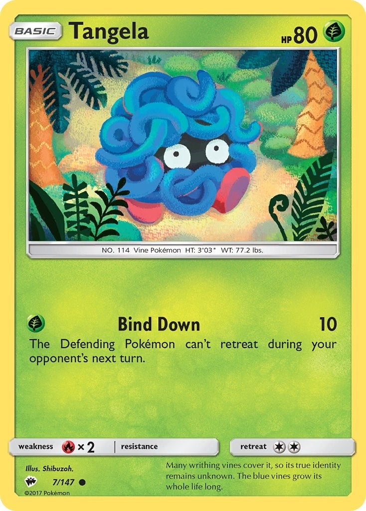 Image for Tangela (7/147) (SM - Burning Shadows) (SM03) - Pokemon