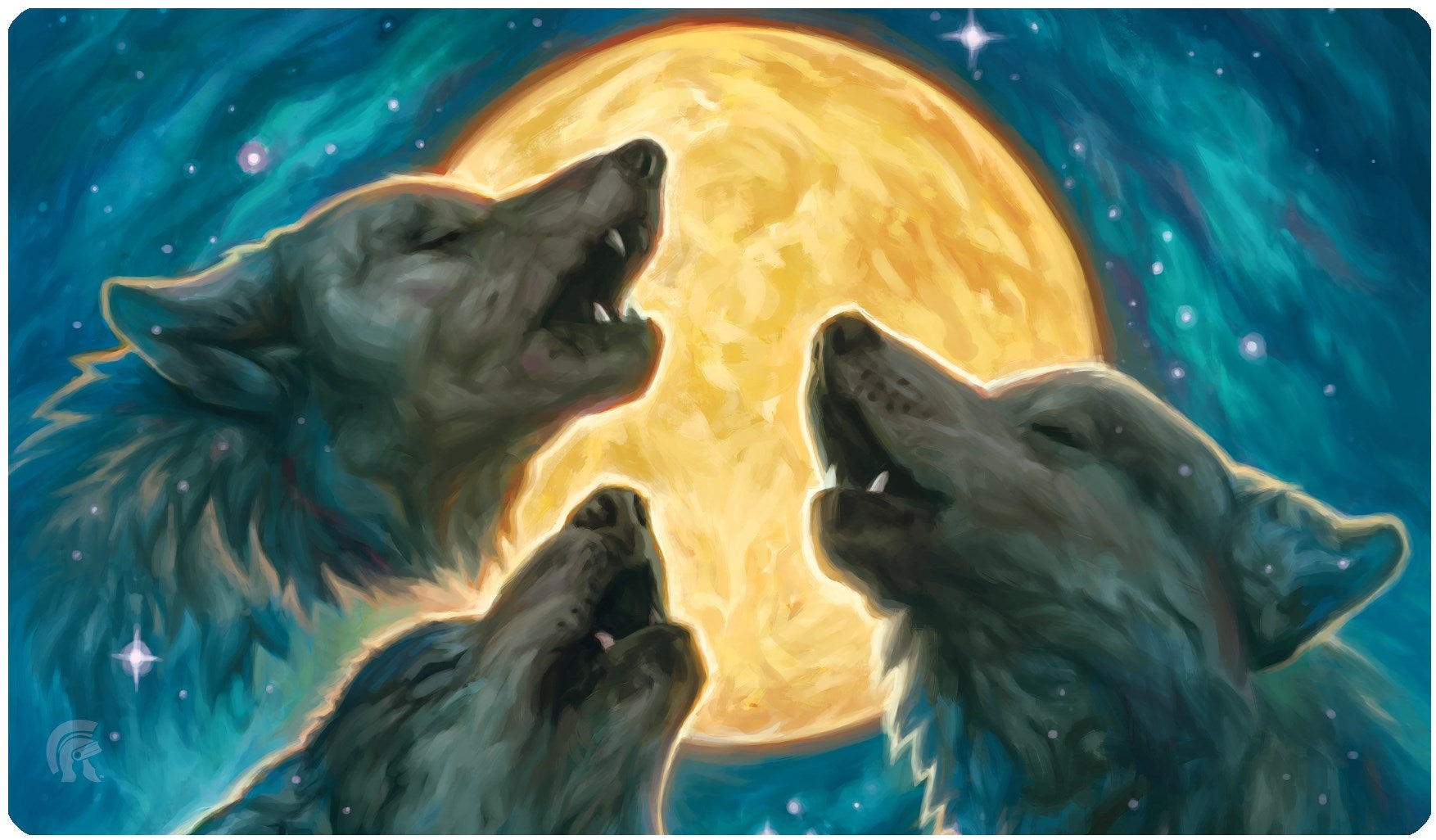Image for Rubber Playmat - 3 Wolf Moon - Playmats