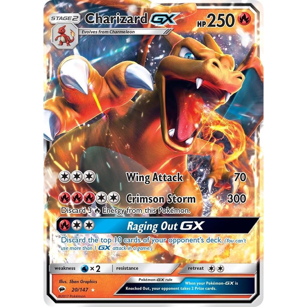 Image for Charizard GX (20/147) (SM - Burning Shadows) - Pokemon