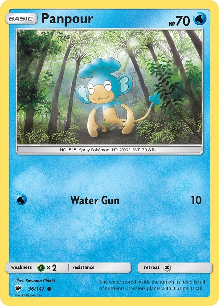 Image for Panpour (36/147) (SM - Burning Shadows) (SM03) - Pokemon