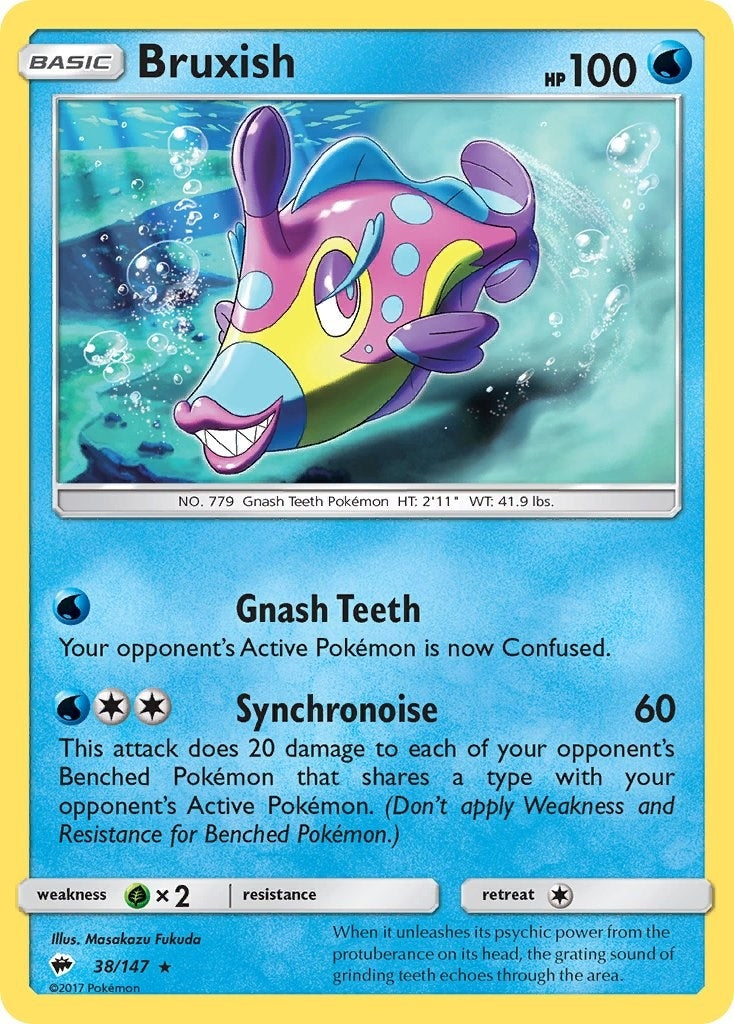 Image for Bruxish (38/147) (SM - Burning Shadows) (SM03) - Pokemon