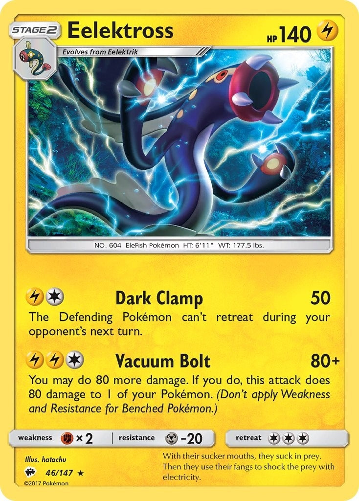 Image for Eelektross (46/147) (SM - Burning Shadows) (SM03) - Pokemon