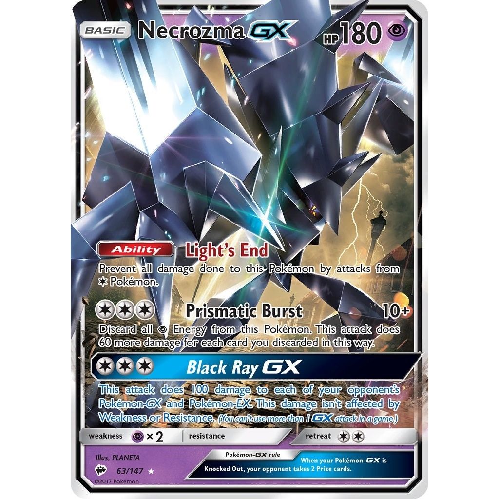 Necrozma GX (63/147) (SM - Burning Shadows) - PokeBox USA