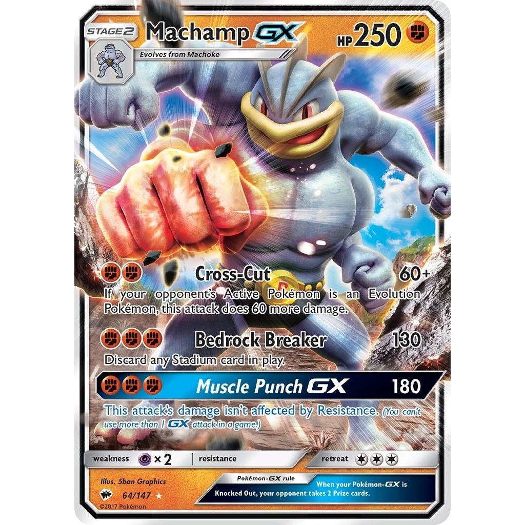 Machamp GX (64/147) (SM - Burning Shadows) - PokeBox USA