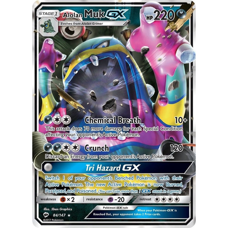Image for Alolan Muk GX (84/147) (SM - Burning Shadows) - Pokemon