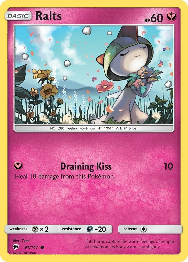 Image for Ralts (91/147) (SM - Burning Shadows) (SM03) - Pokemon