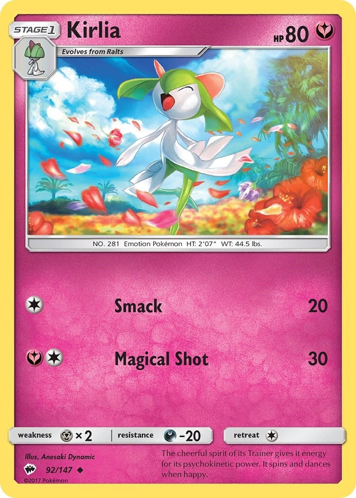 Image for Kirlia (92/147) (SM - Burning Shadows) (SM03) - Pokemon
