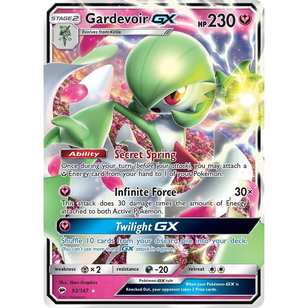 Image for Gardevoir GX (93/147) (SM - Burning Shadows) - Pokemon