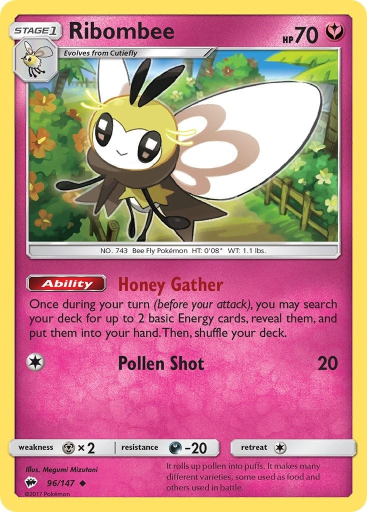 Image for Ribombee (96/147) (SM - Burning Shadows) (SM03) - Pokemon
