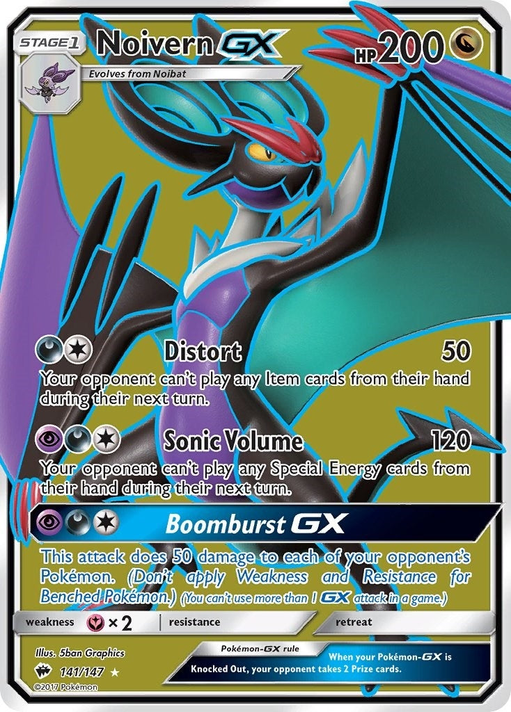 Image for Noivern GX (Full Art) (141/147) (SM - Burning Shadows) (SM03) - Pokemon