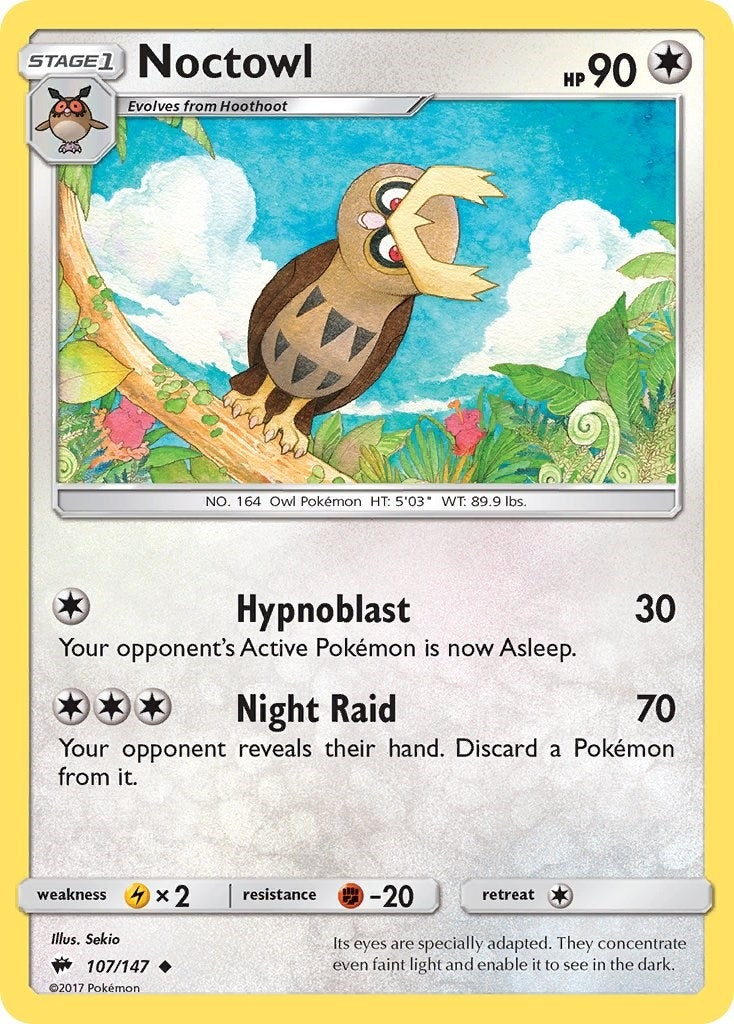 Image for Noctowl (107/147) (SM - Burning Shadows) (SM03) - Pokemon