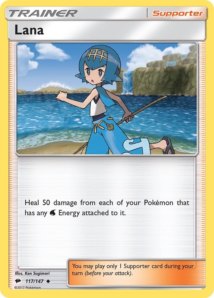 Image for Lana (117/147) (SM - Burning Shadows) (SM03) - Pokemon