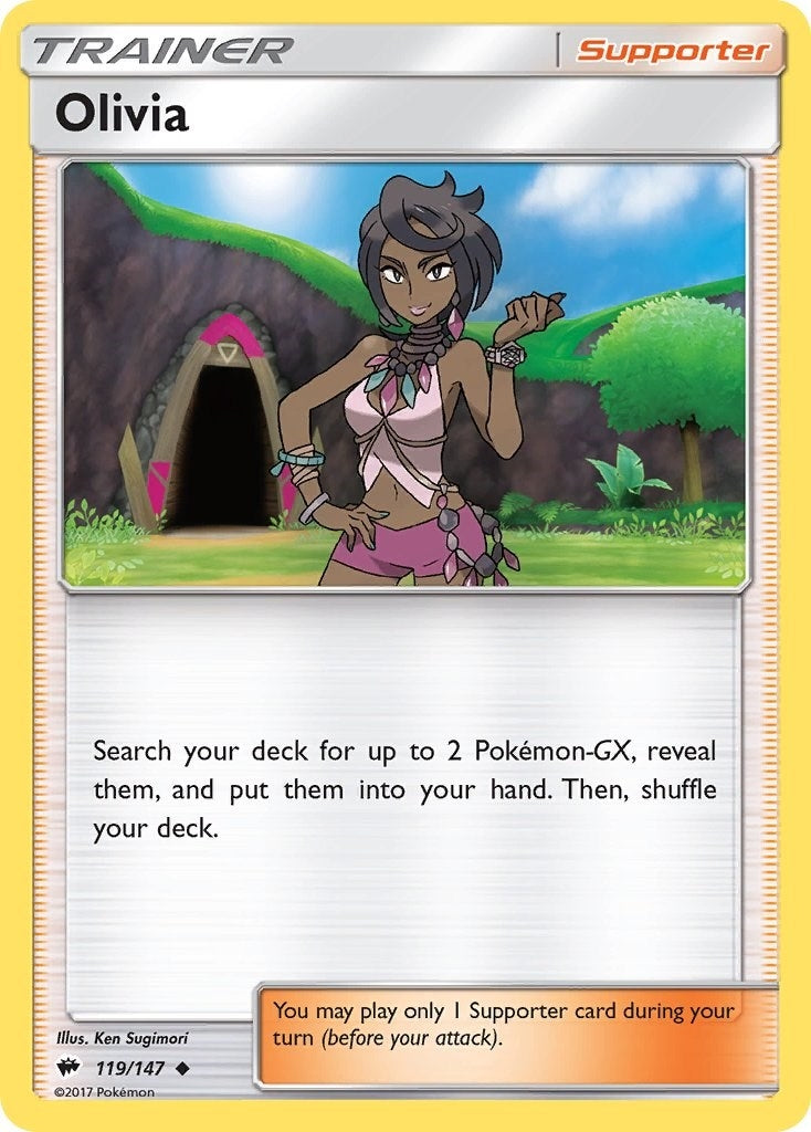 Image for Olivia (119/147) (SM - Burning Shadows) (SM03) - Pokemon