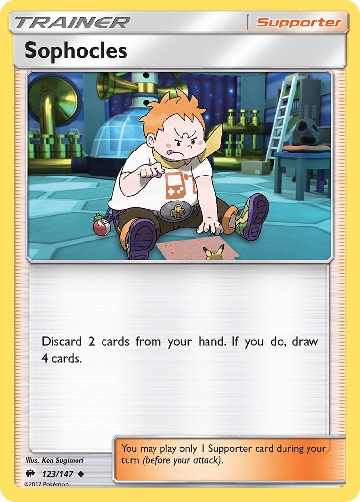 Image for Sophocles (123/147) (SM - Burning Shadows) (SM03) - Pokemon