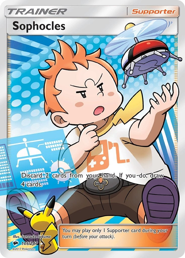 Image for Sophocles (Full Art) (146/147) (SM - Burning Shadows) (SM03) - Pokemon