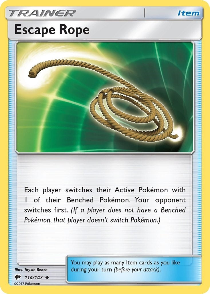 Image for Escape Rope (114/147) (SM - Burning Shadows) (SM03) - Pokemon