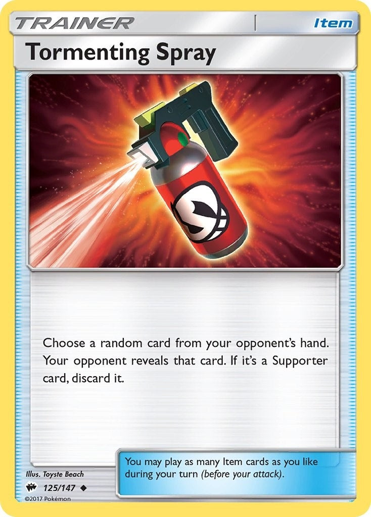 Image for Tormenting Spray (125/147) (SM - Burning Shadows) (SM03) - Pokemon