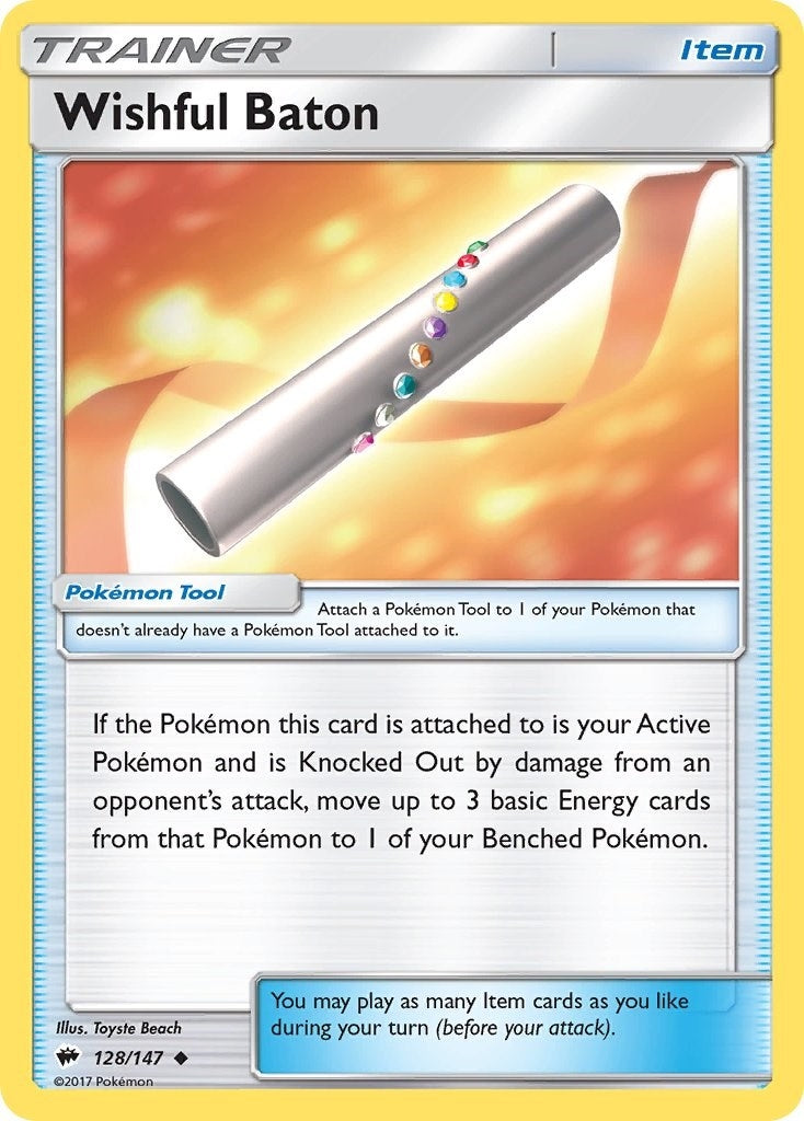 Image for Wishful Baton (128/147) (SM - Burning Shadows) (SM03) - Pokemon