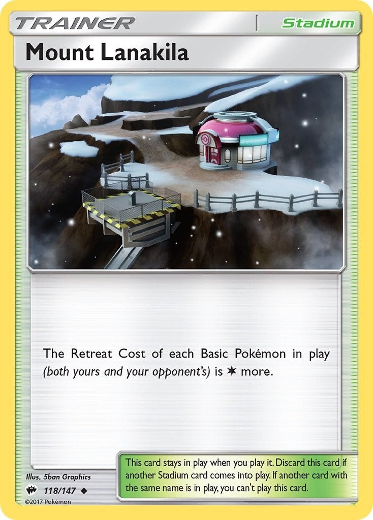 Image for Mount Lanakila (118/147) (SM - Burning Shadows) (SM03) - Pokemon