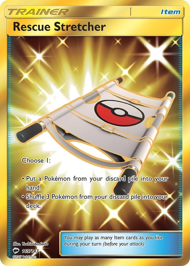 Image for Rescue Stretcher (Secret) (165/147) (SM - Burning Shadows) (SM03) - Pokemon