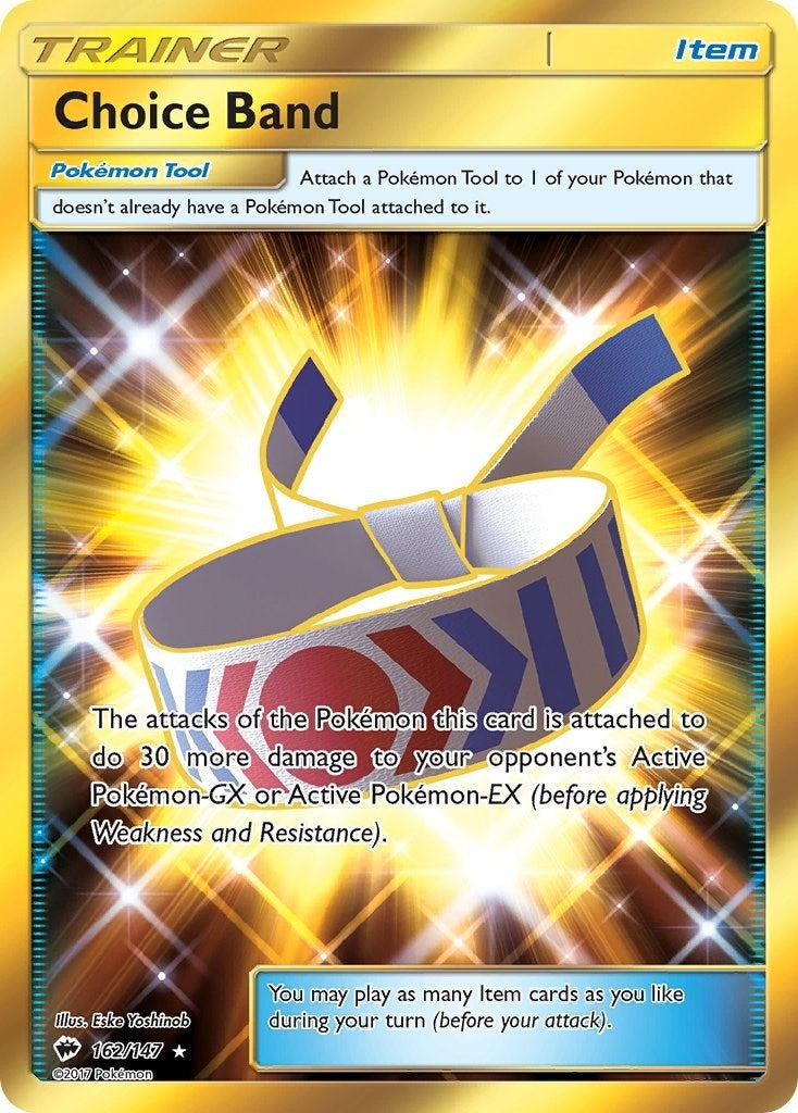 Image for Choice Band (Secret) (162/147) (SM - Burning Shadows) (SM03) - Pokemon