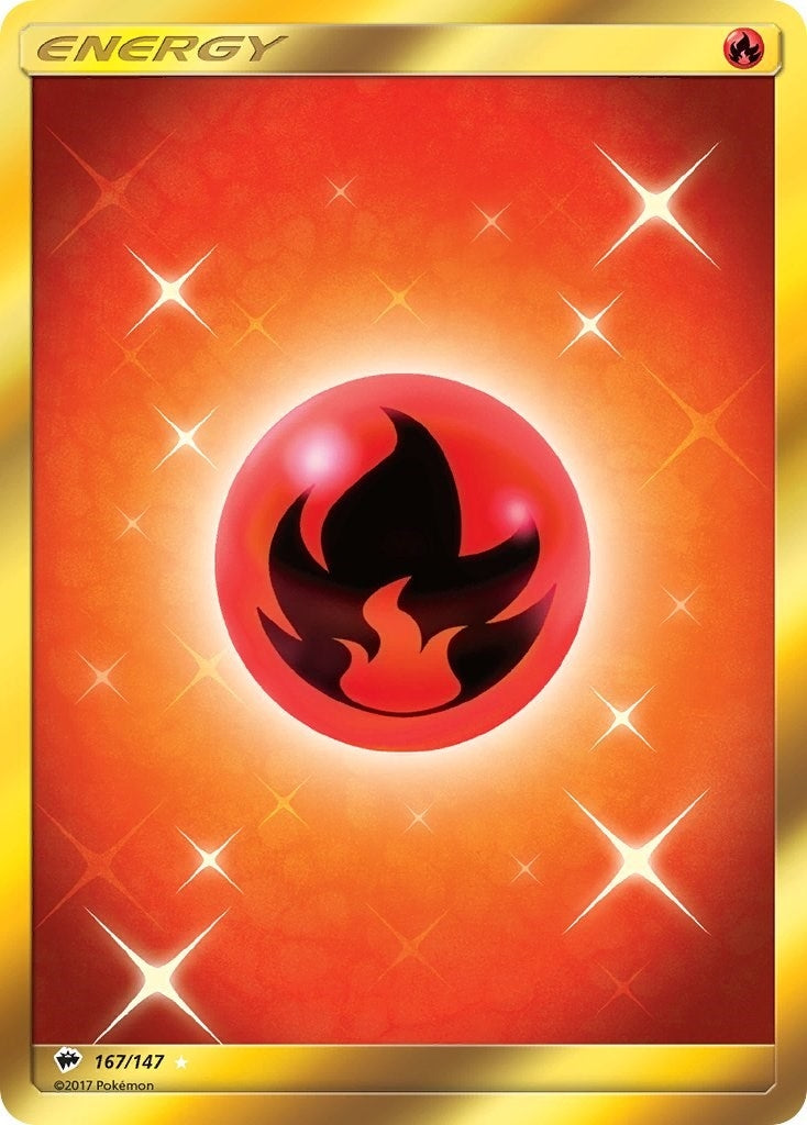 Image for Fire Energy (Secret) (167/147) (SM - Burning Shadows) (SM03) - Pokemon