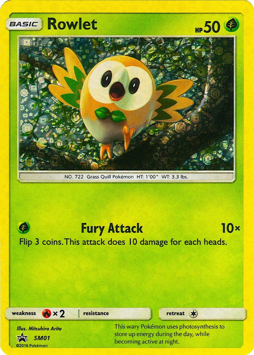 Image for Rowlet - SM01 (General Mills Promo) (SM01) (Miscellaneous Cards & Products) - Pokemon
